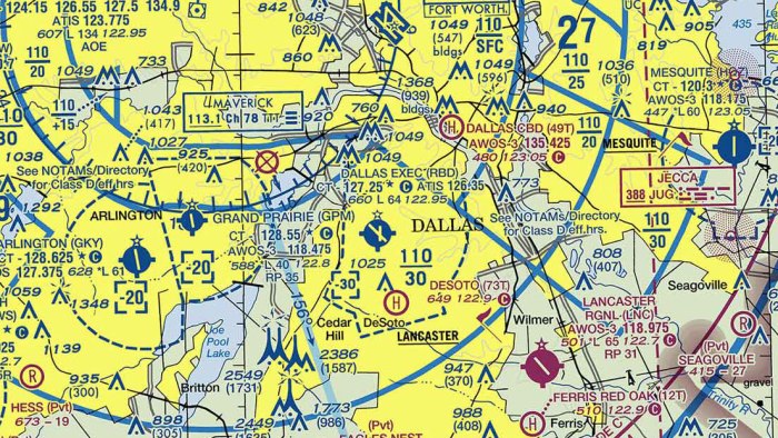 Dallas fort worth sectional chart