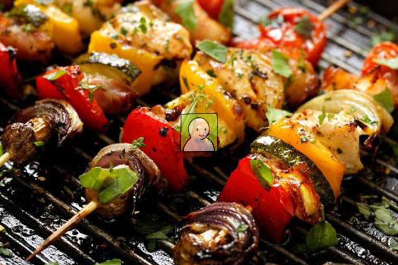 French cooking term aka shish kebab